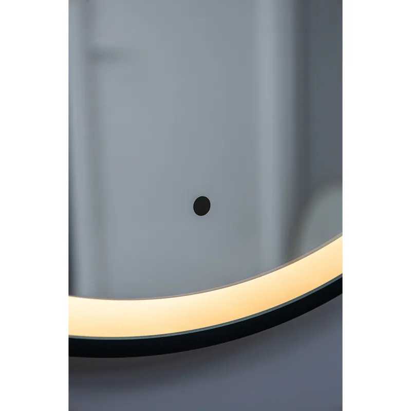 Зеркало Silver Mirrors Делуна/Deluna D600 TX (алюм. профиль, цвет черный, бесконтактный сенсор)