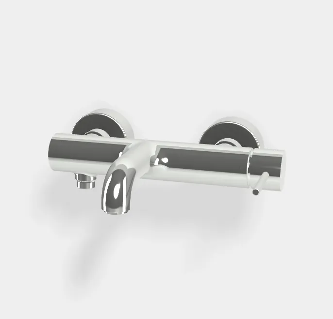 Смеситель для ванны и душа Fima Carlo Frattini Spillo Up, хром (F3034/1NCR)