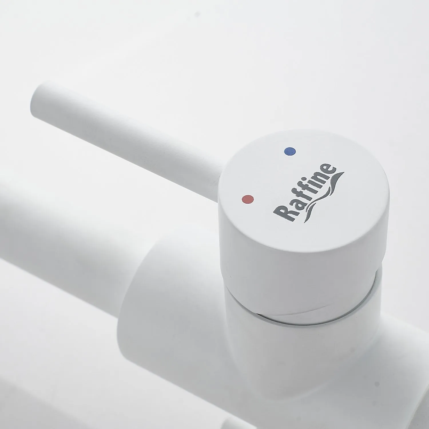 Смеситель для кухни с подключением фильтра воды Raffine F118C, белый