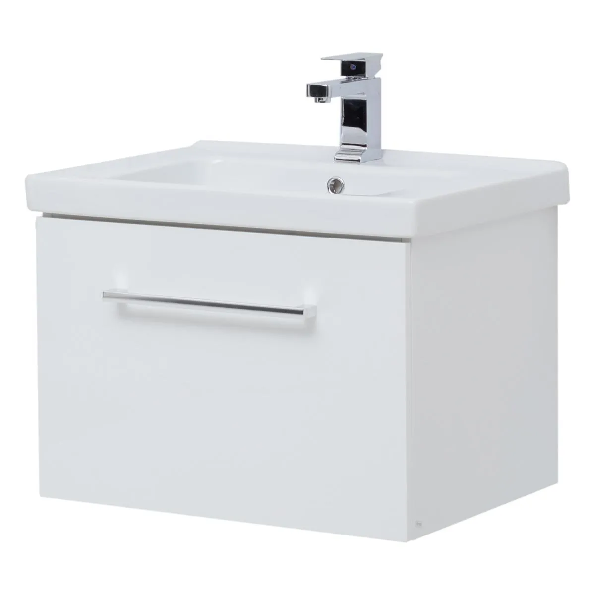 Тумба под раковину подвесная Dreja Big Inn 65 см, белый