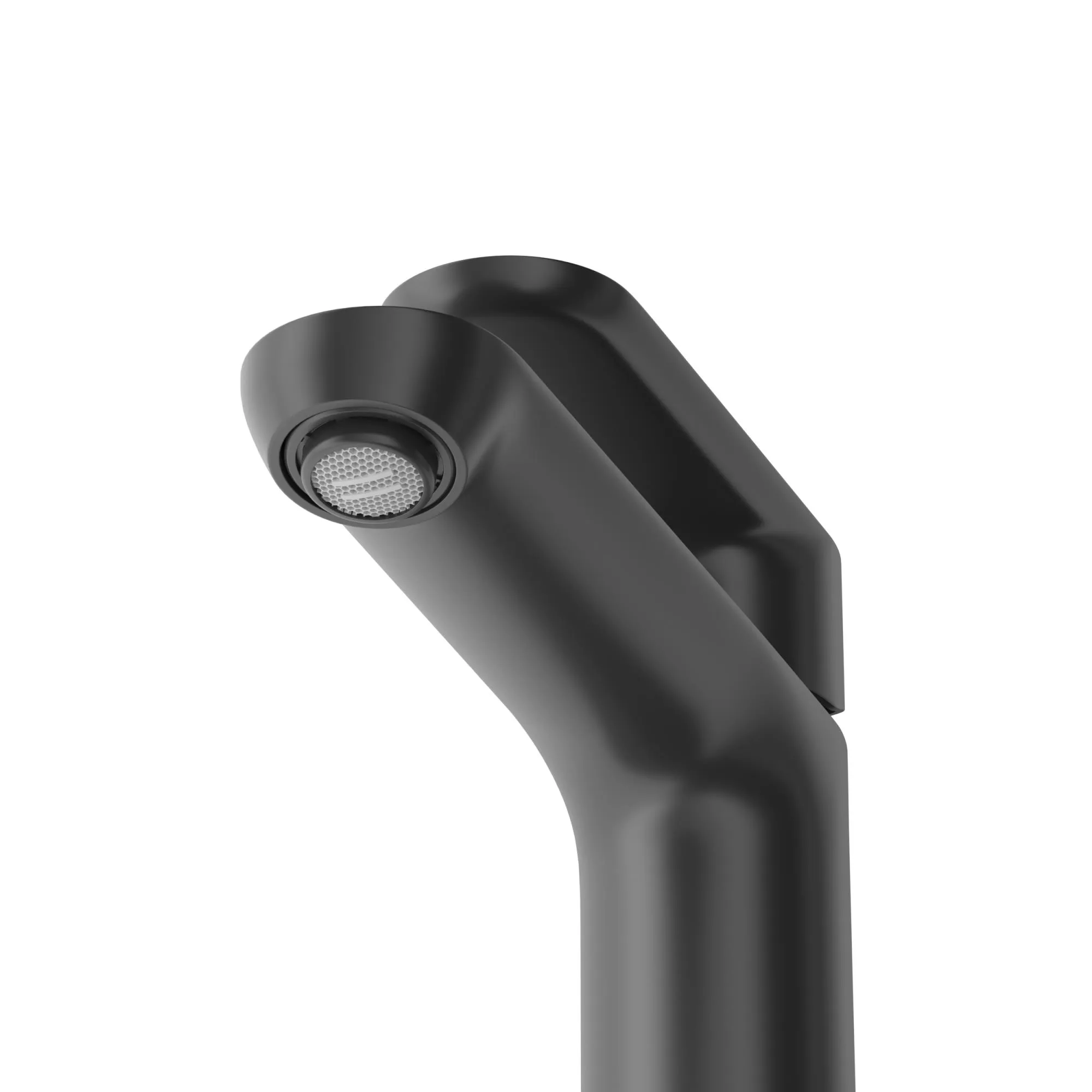 Смеситель для раковины с донным клапаном Cezares Stylus, черный матовый (STYLUS-LS-NOP)