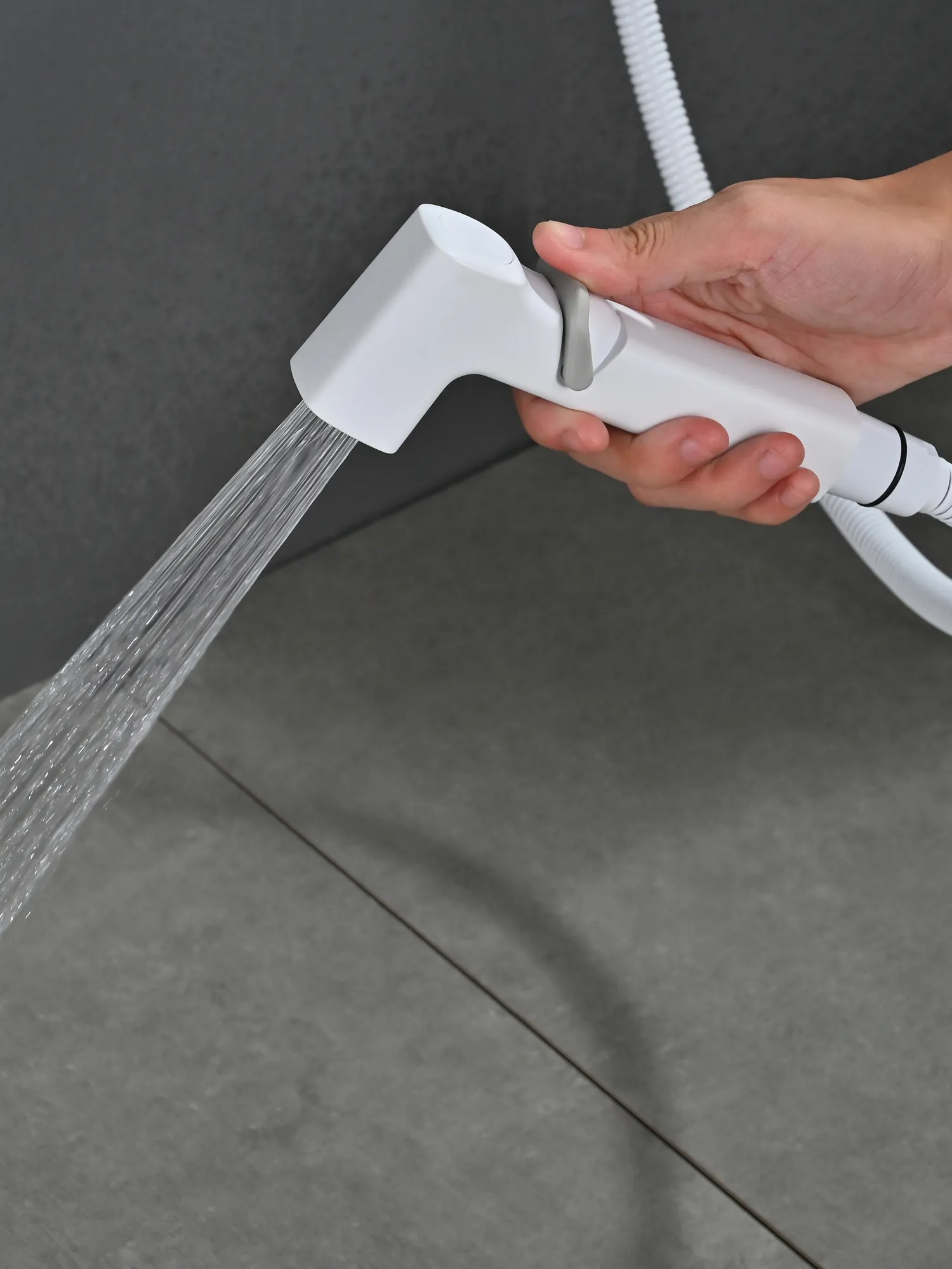 Гигиенический душ со смесителем Rose R245C, белый