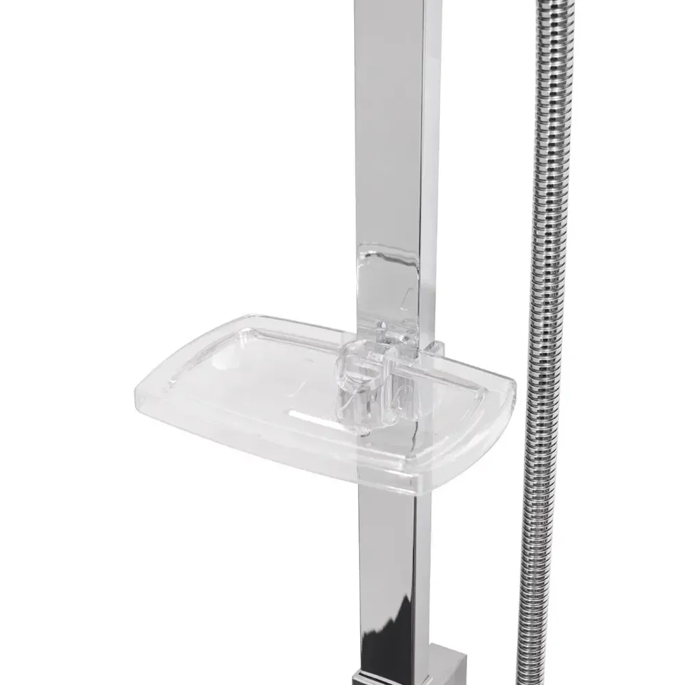 Набор для ванны 3 в 1 Grocenberg GB1007WC, белый/хром