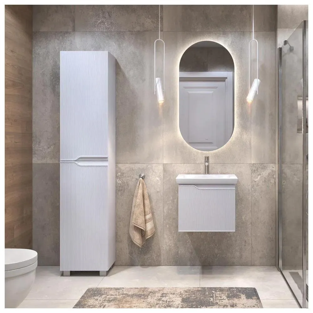 Тумба с раковиной подвесная VIGO Neo 338-com, 50 см