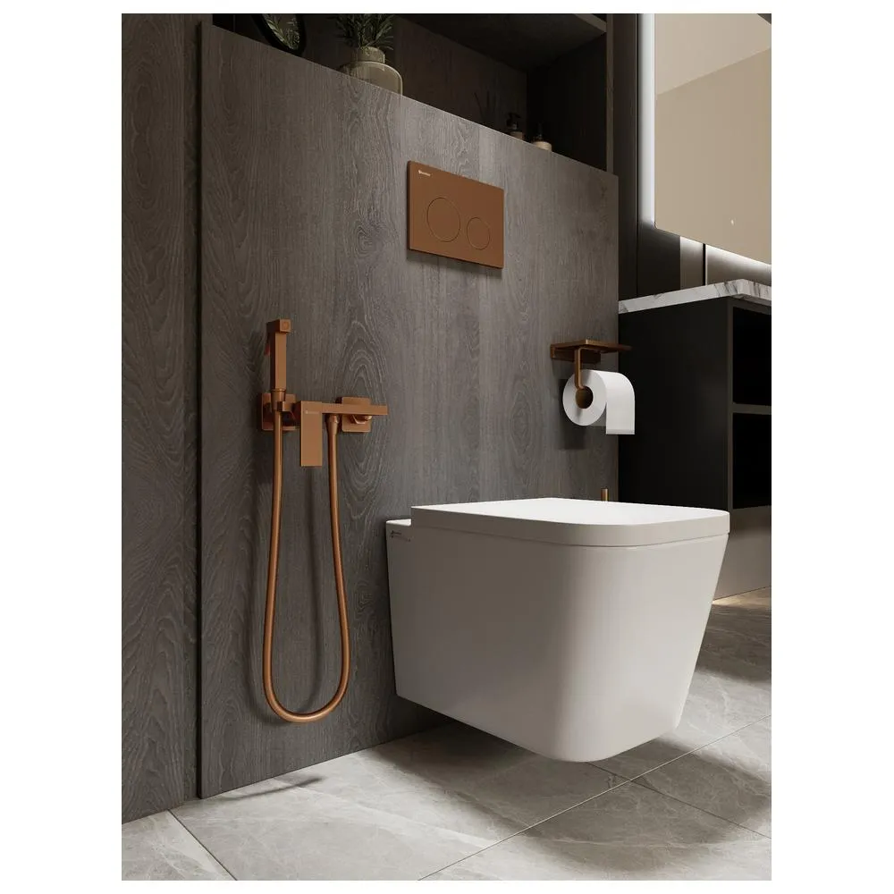 Гигиенический душ со смесителем Knotlor FHS02S0RB, бронза