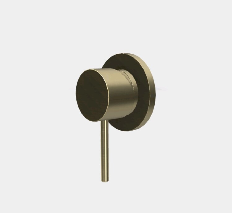 Смеситель для душа Fima Carlo Frattini Spillo Up, на 1 потребитель, шампань брашированная (F3033N1HS)