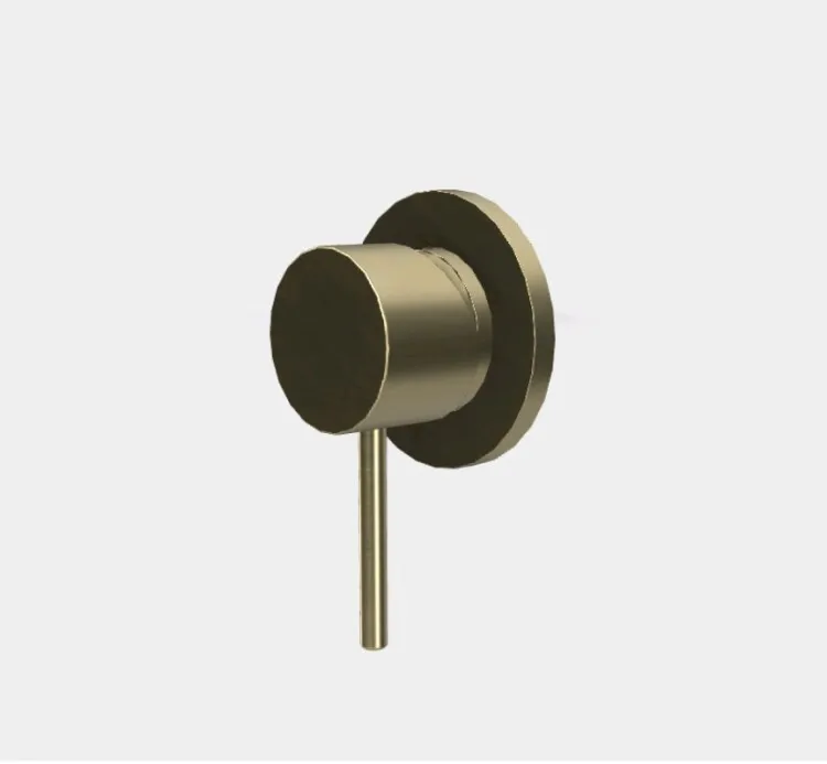 Смеситель для душа Fima Carlo Frattini Spillo Up, на 1 потребитель, шампань брашированная (F3033N1HS)