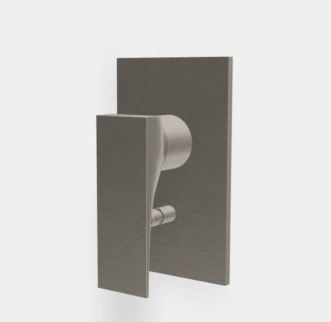 Смеситель для душа Fima Carlo Frattini Zeta, на 2 потребителя, брашированный никель (F3969X2SN)