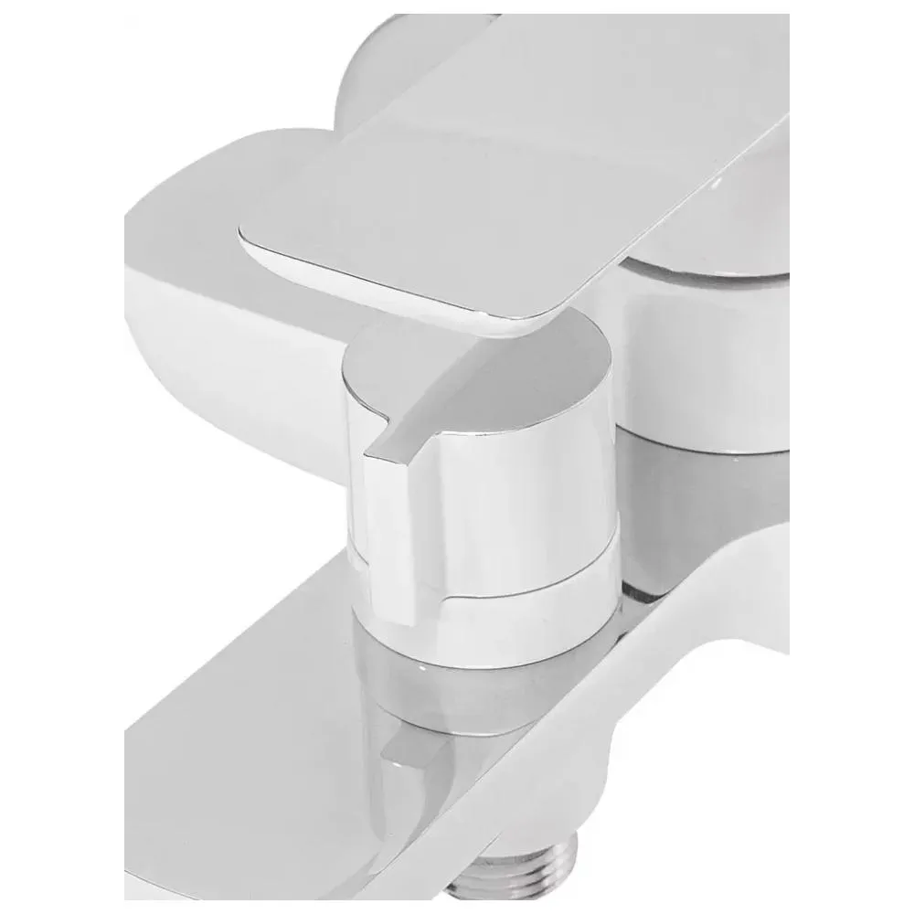 Набор для ванны 3 в 1 Hansberge H7099W, белый/хром