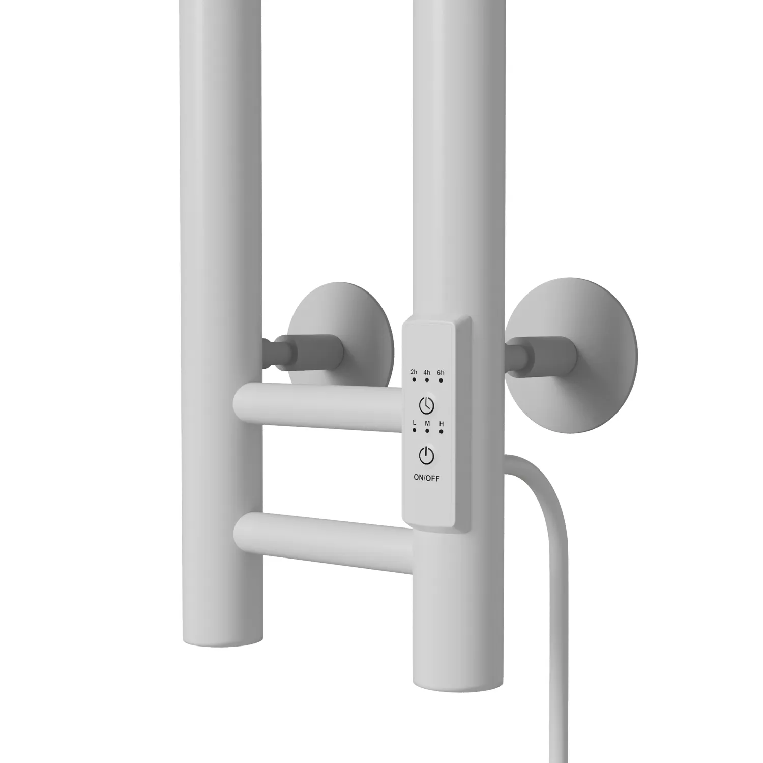 Полотенцесушитель MIXLINE MOON WHITE 120/10 (таймер,103 Вт) электрический БЕЛЫЙ (556250)