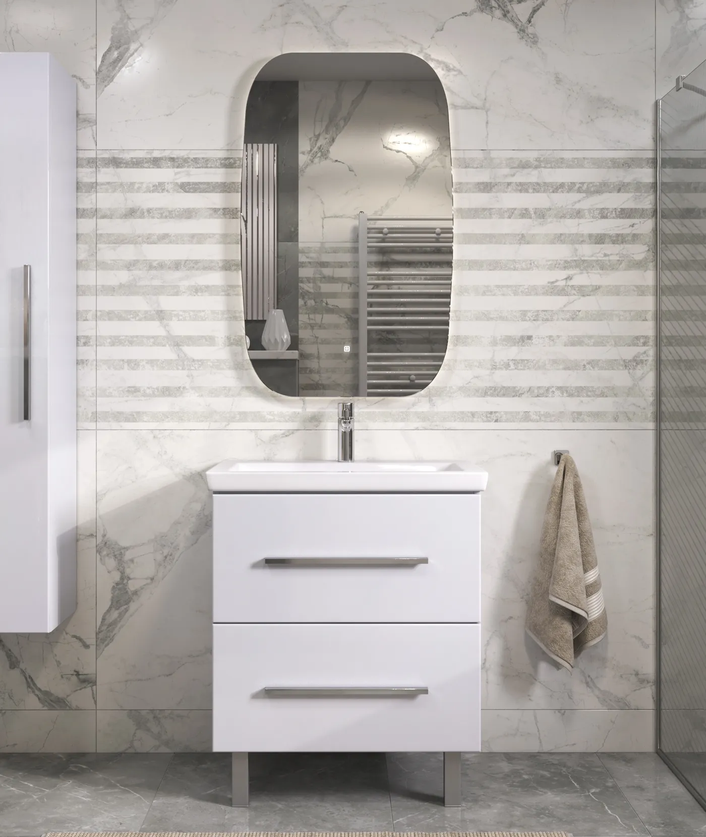 Зеркало VIGO Spin z.LEV.60.Classic, 60 см