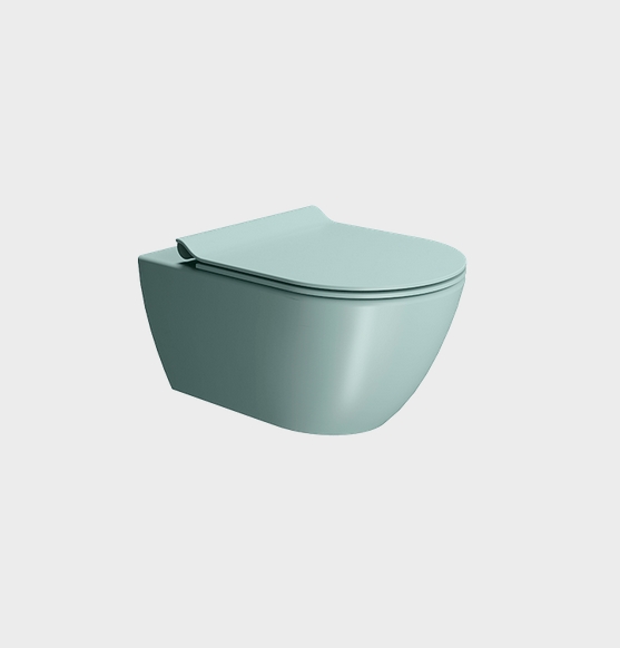 Унитаз подвесной GSI Pura Swirlflush, для крепежа FISR2, Ghiaccio Matte (Уценка) (881515_УЦ/2)
