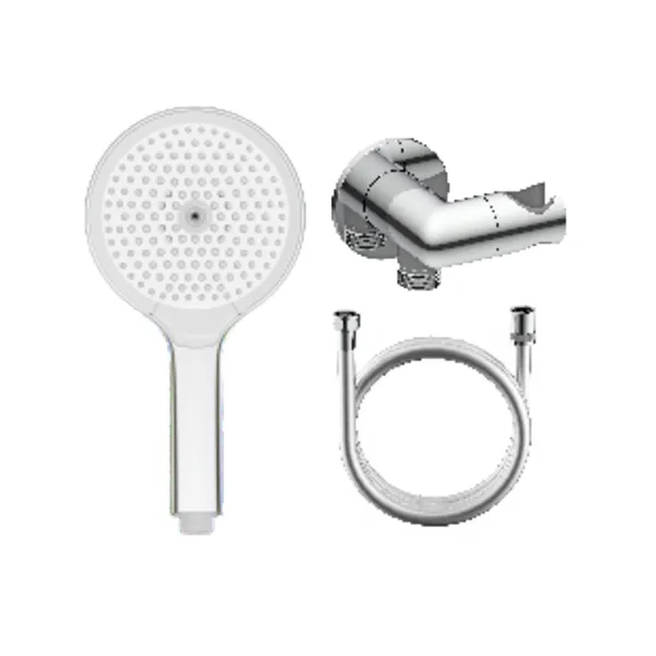 Лейка для душа с держателем (с подключением шланга) и шлангом Raglo R476.42, хром