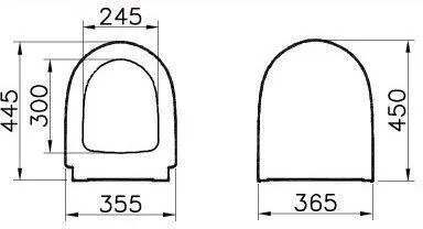Крышка-сиденье Vitra Sento (86-003-009) микролифт