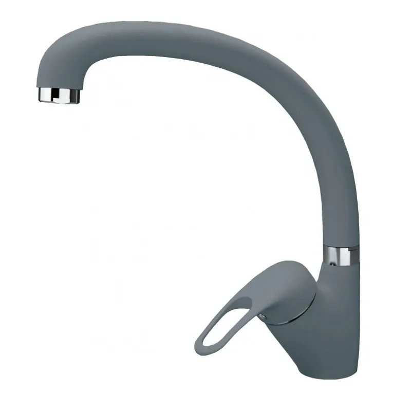 Смеситель для кухни Florentina ОМЕГА 313.12H.1123.307, серый шёлк