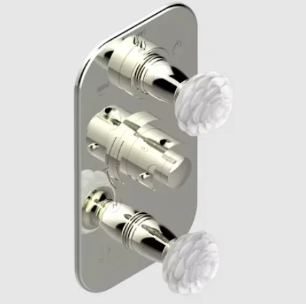 Смеситель для душа THG Camélia Clear crystal, никель (U5L B01 5540BE)