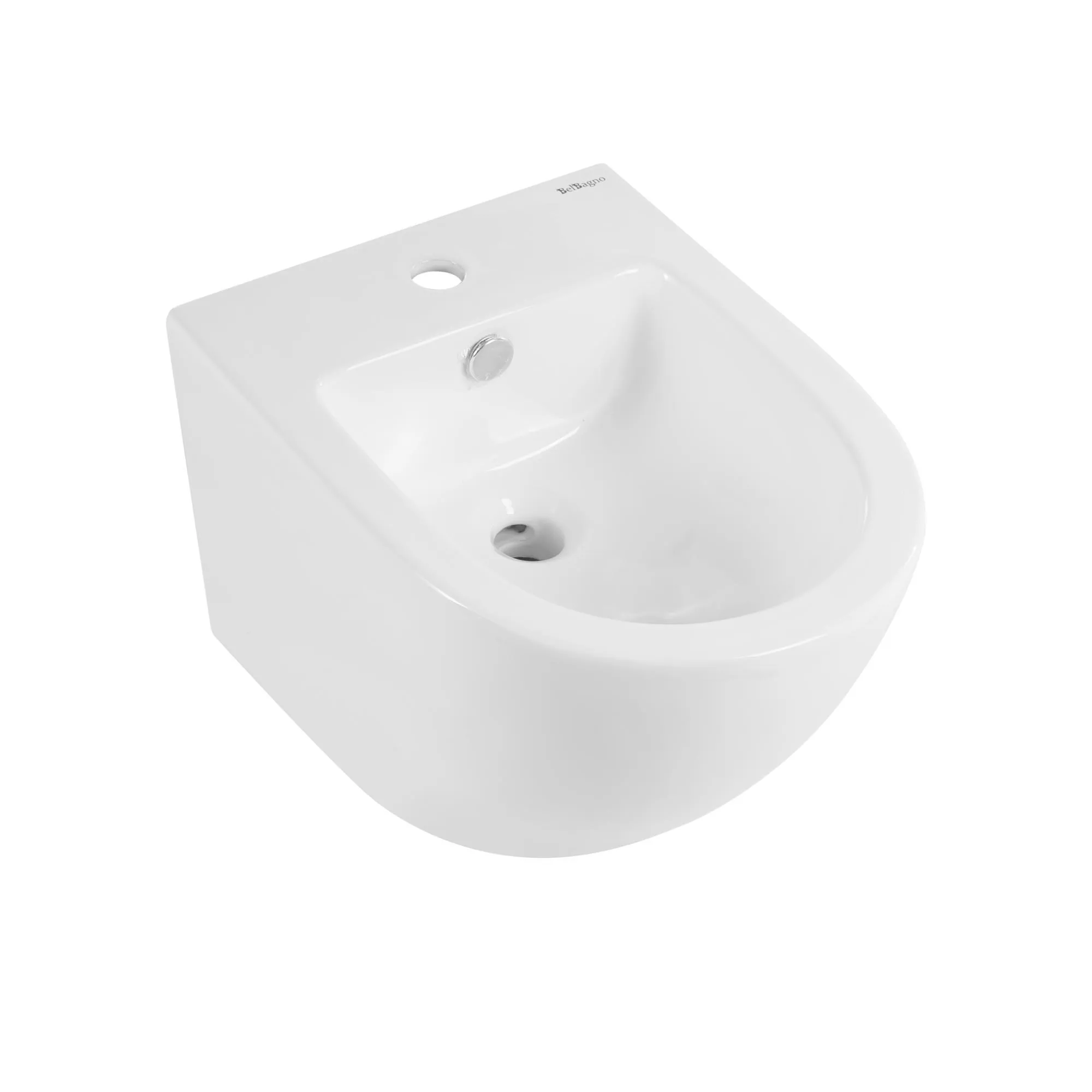 Биде подвесное BelBagno Sfera-R, белый (BB046BH)