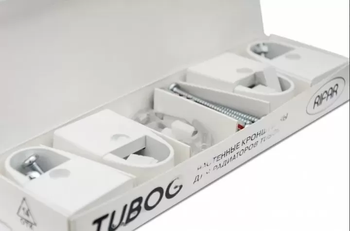 Стальной трубчатый радиатор Rifar Tubog 3052 B1, 24 секций белый, боковое подключение