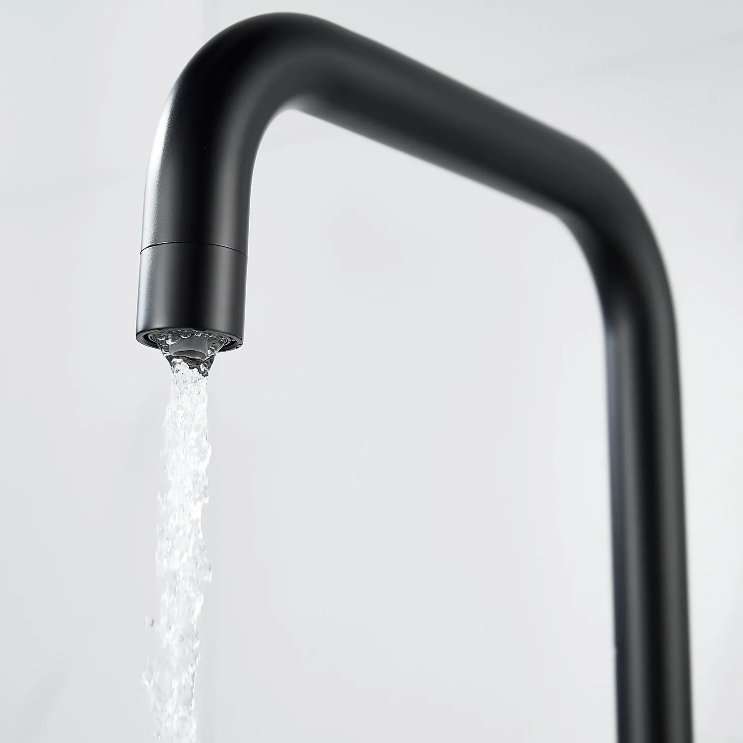 Смеситель для кухни с подключением фильтра воды Raffine F118H, черный