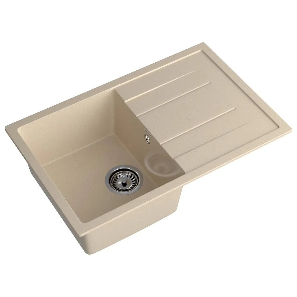 Кухонная мойка GranFest QUADRO 780L, кашемир