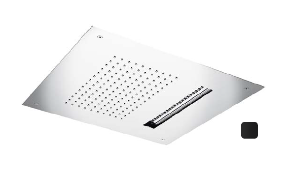 Верхний душ Almar Built-in head showers, 498х498, черный матовый (E044260.MB)
