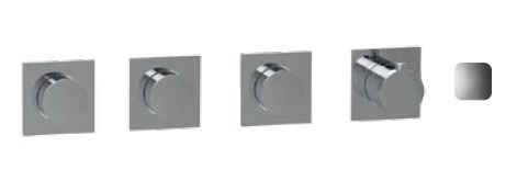 Смеситель для душа Almar Water Control Modular, на 3 потребителя, хром (E180493.CR)