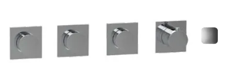 Смеситель для душа Almar Water Control Modular, на 3 потребителя, хром (E180493.CR)