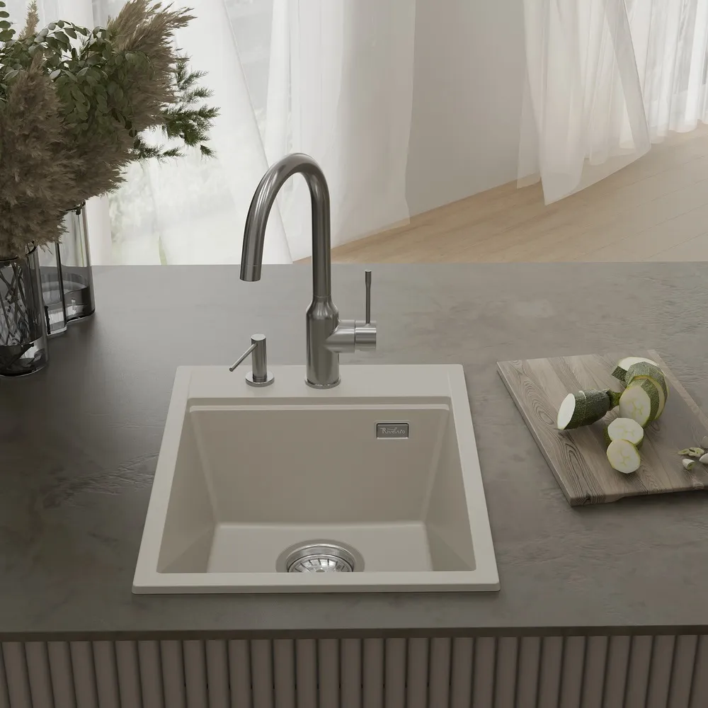 Кухонная мойка Rivelato Тесоро 405,  топаз