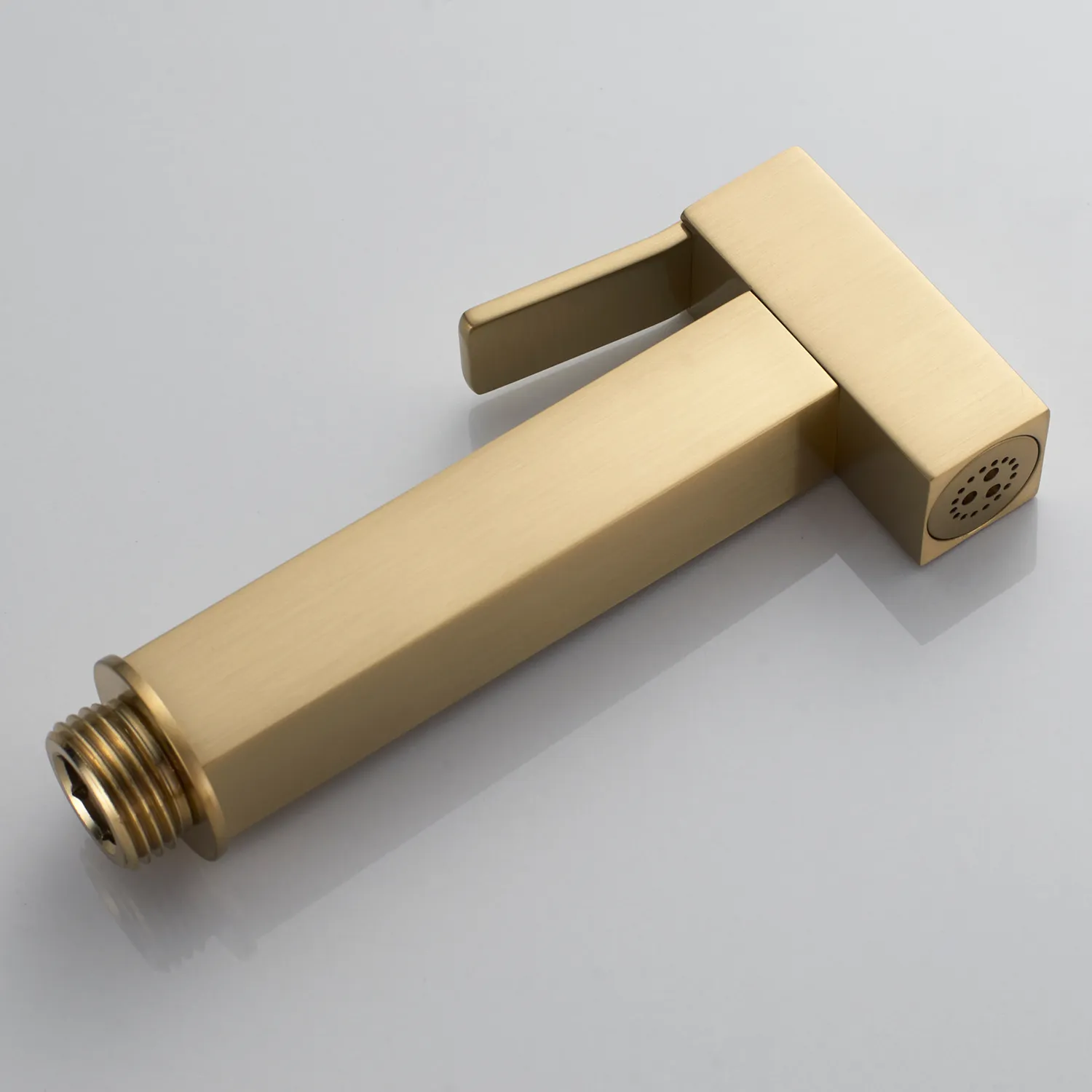 Гигиенический душ с термостатом Rose R965G, золотой сатин