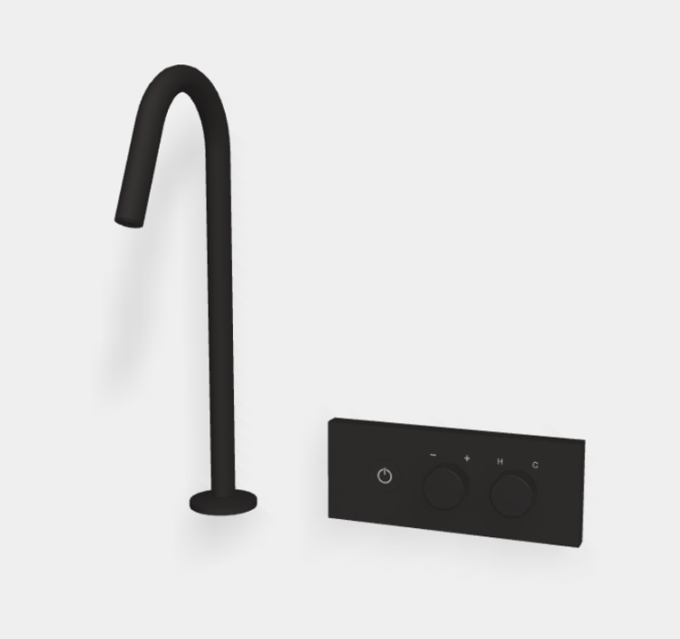 Смеситель для раковины Fima Carlo Frattini Switch ON, черный матовый (F5951CNS)