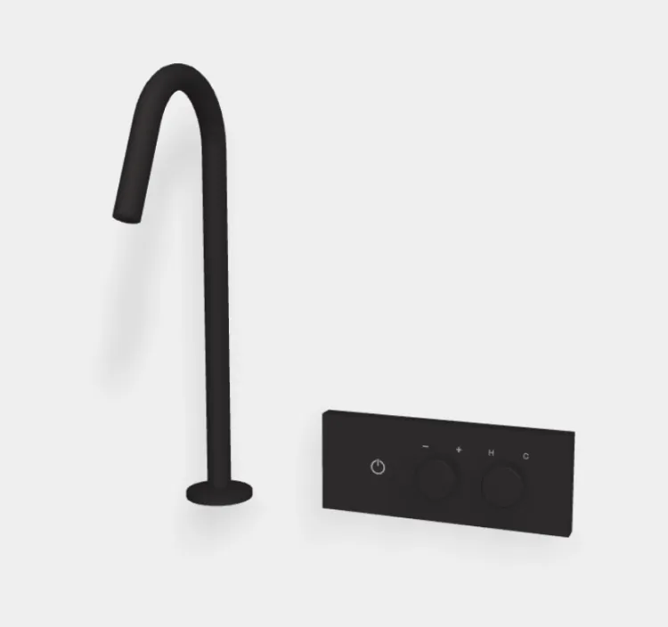 Смеситель для раковины Fima Carlo Frattini Switch ON, черный матовый (F5951CNS)