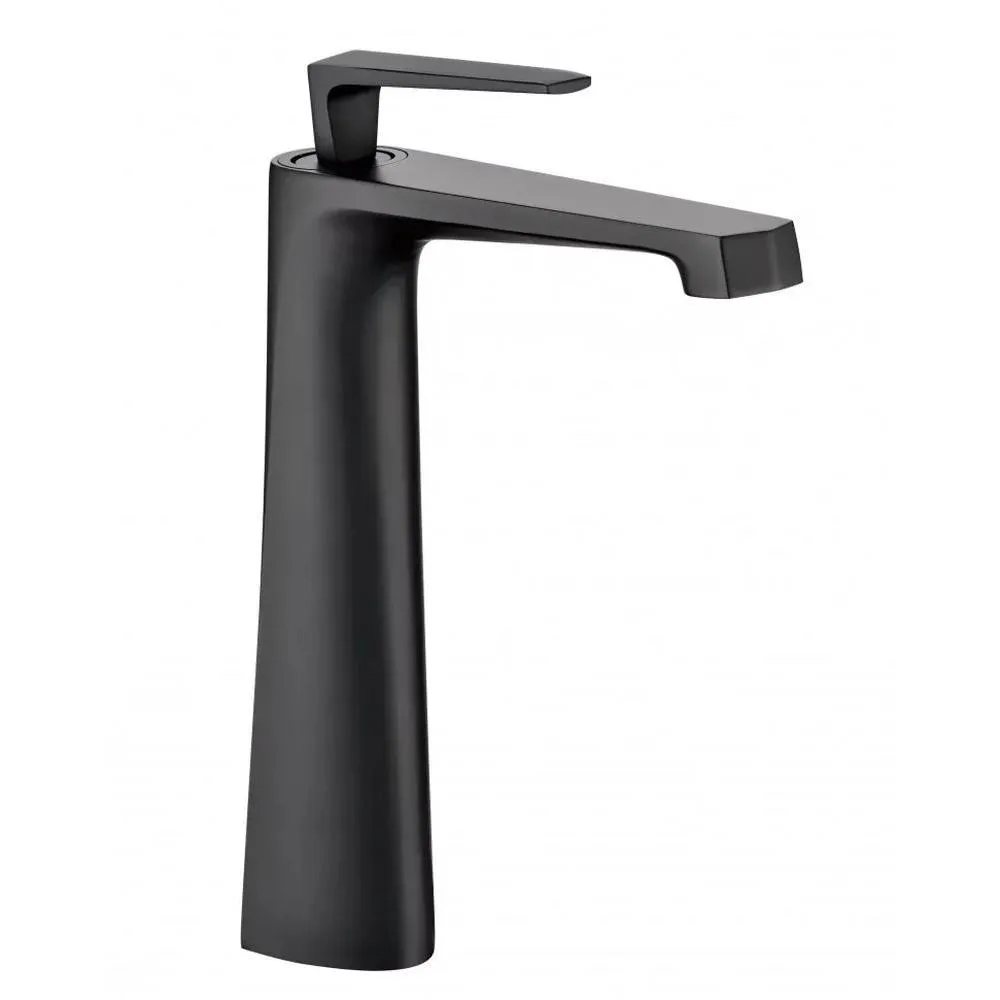 Смеситель для раковины высокий Grocenberg GB3025BL, черный