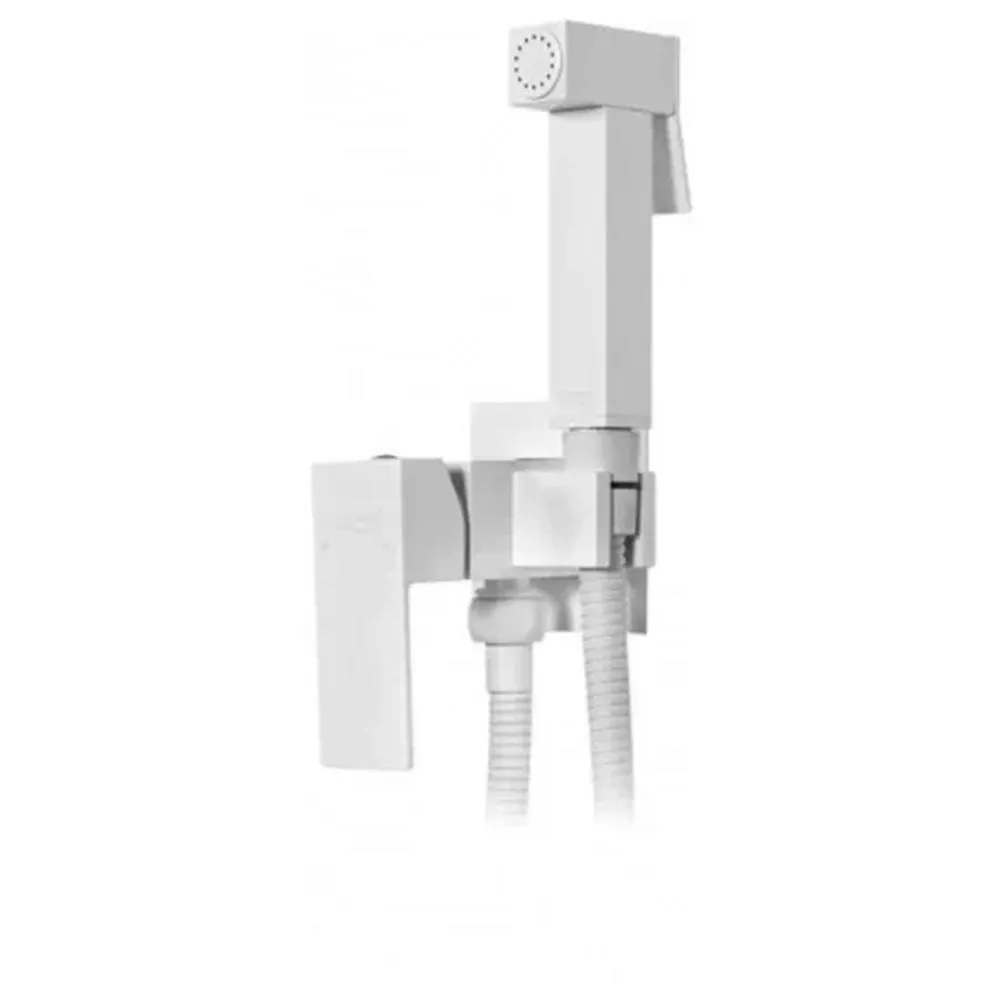 Гигиенический душ со смесителем встраиваемый Grocenberg GB002W, белый