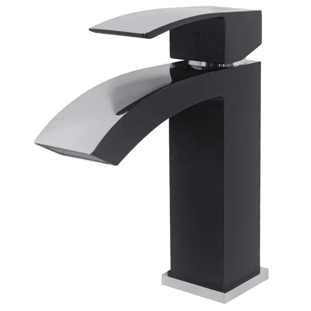 Набор для ванны 3 в 1 Hansberge H7077BC, черный/хром