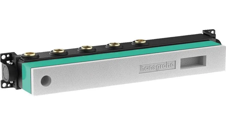15356400S Set HG RainSelect термостатический смеситель для душа (15356400+15311180) белый/хром