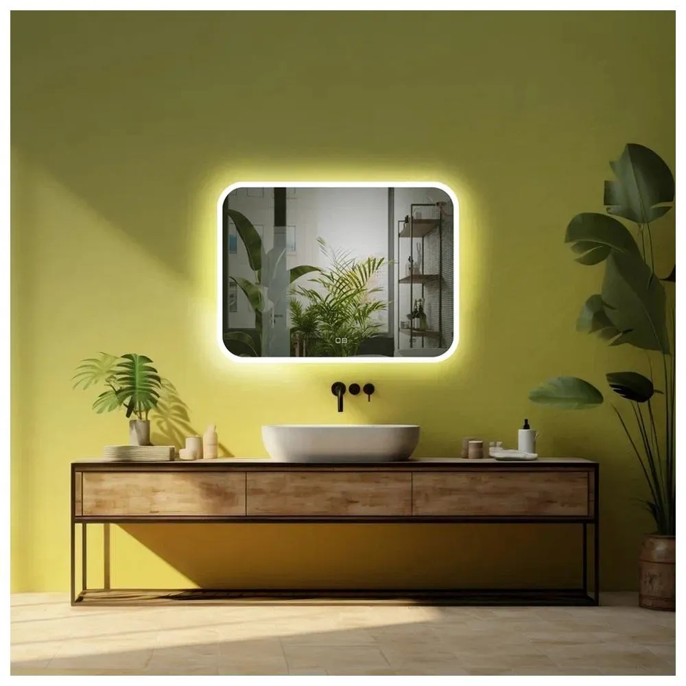 Зеркало Silver Mirrors Стив 1000х800 - 2 (сенсорный выключатель, двойной подогрев)
