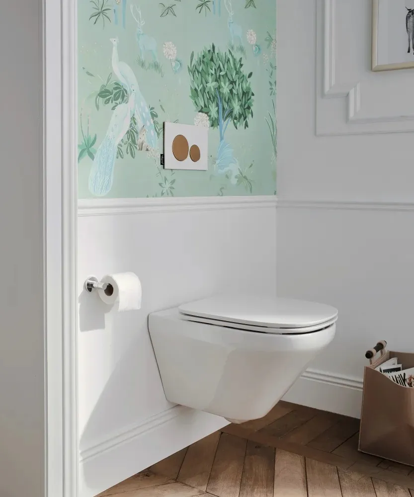 Комплект унитаз с инсталляцией и сиденьем микролифт Jacob Delafon Modern Life E21774RU-00 безободковый