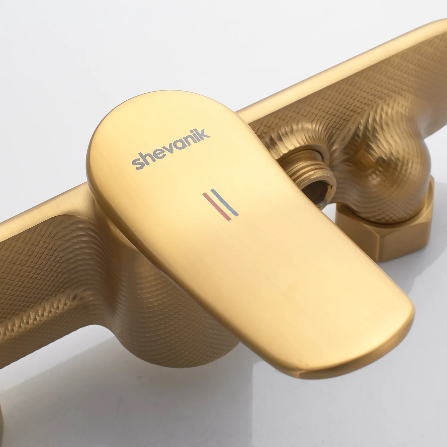 Гигиенический душ со смесителем Shevanik S4705G-1, золотой сатин