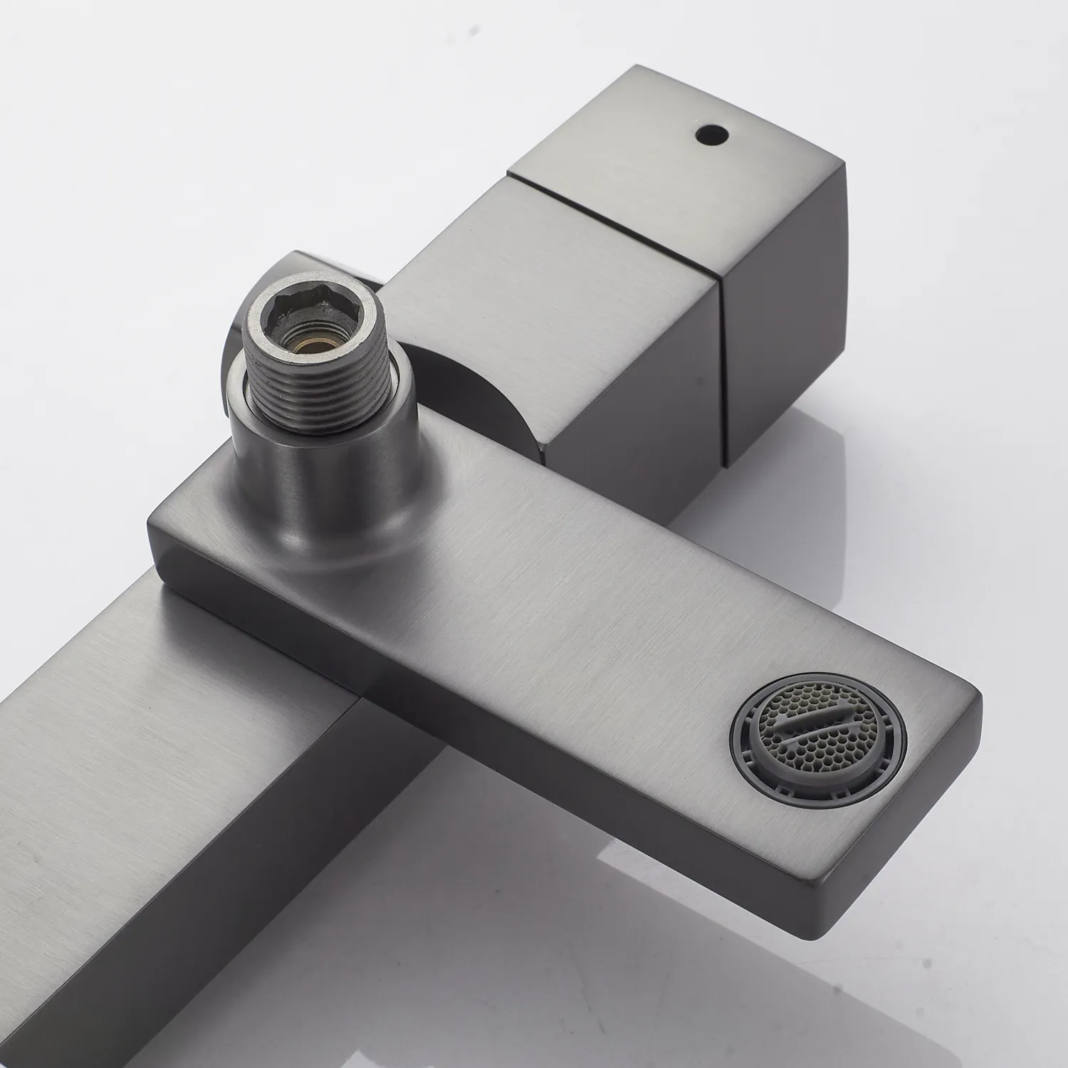 Душевая система Shevanik S8936T, оружейная сталь