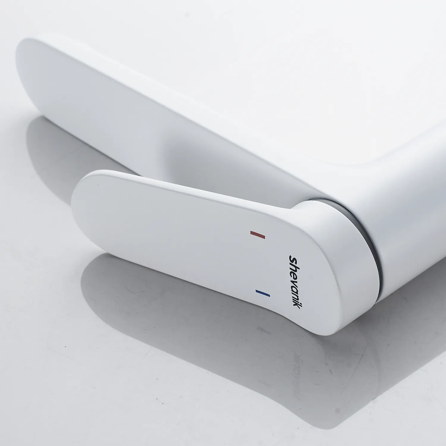 Смеситель для раковины высокий Shevanik S4311C, белый