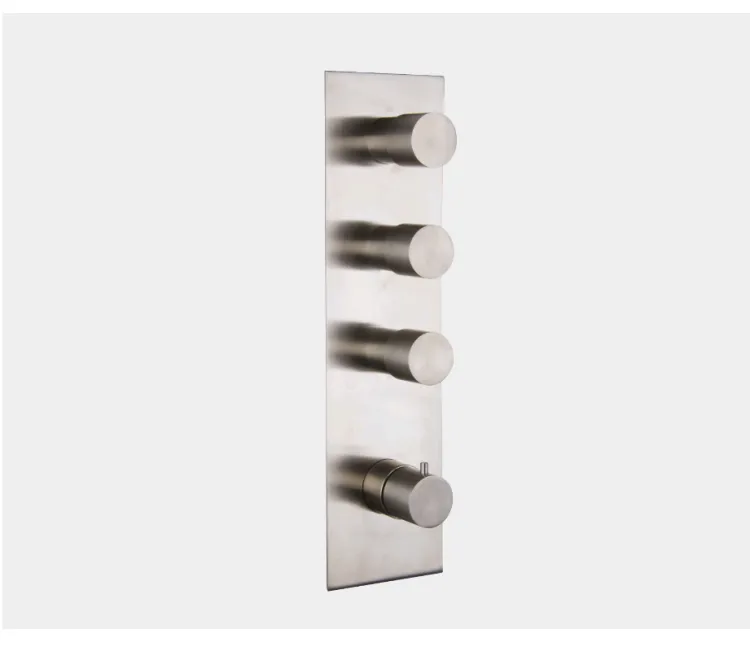 Смеситель для душа Fima Carlo Frattini Spillo Steel, на 3 потребителя, Inox (F3089X3INOX)