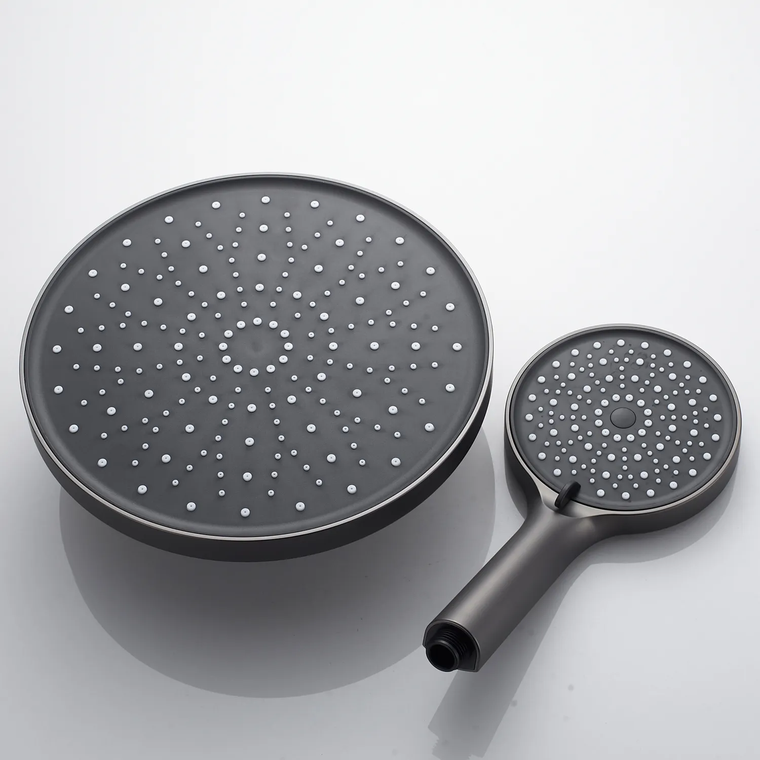 Душевая система Shevanik S4726T, оружейная сталь