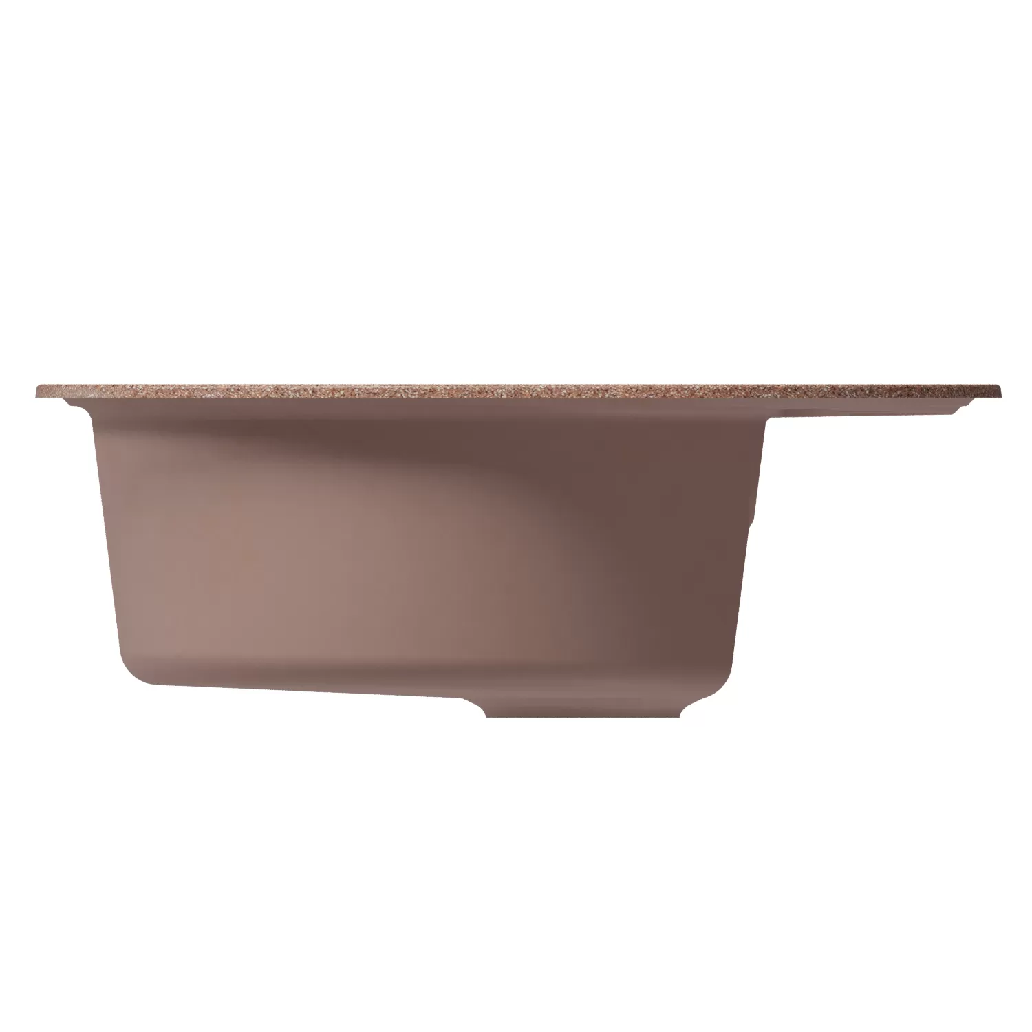 Мойка MIXLINE ML-GM17 овальная с крылом  терракотовая (307) 580*470*180мм NEW (551937)