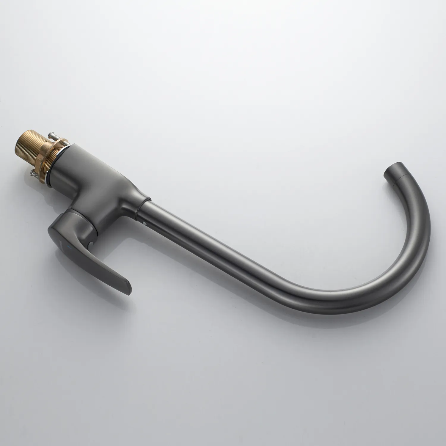 Смеситель для кухни Shevanik S5053T, оружейная сталь