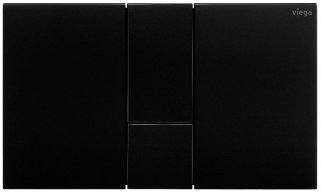 773304 Prevista Панель смыва для унитазов Visign for style 24, пластик, цвет черный, модель 8614.1