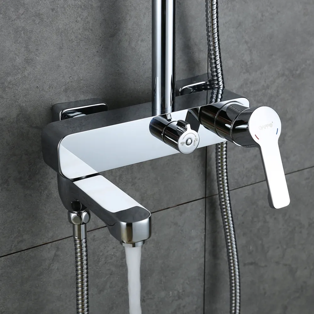 Душевая система GAPPO G2402, хром
