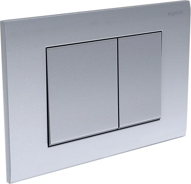 KDI-0000011 (001C) Панель смыва Хром матовая (клавиши квадрат)