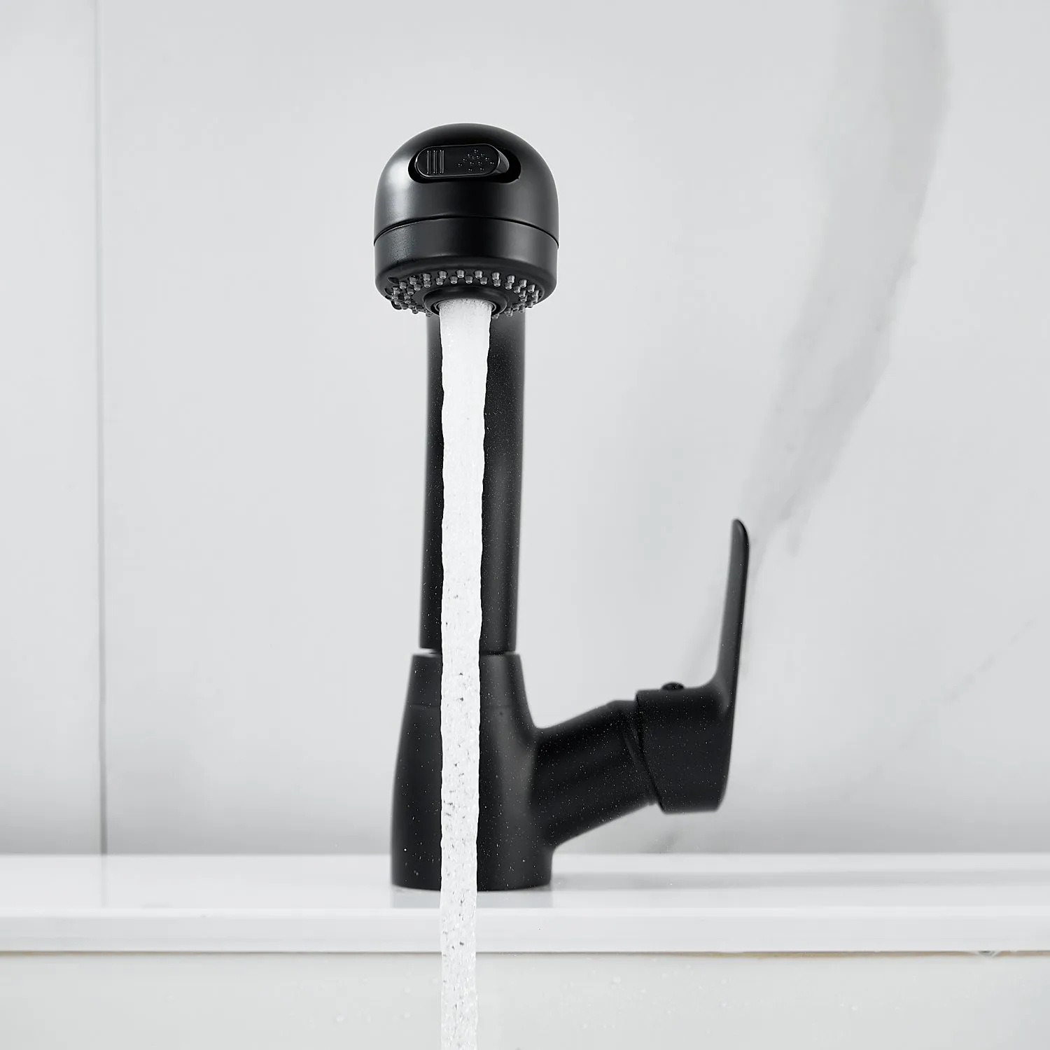 Смеситель для раковины многофункциональный Raffine F291H, черный