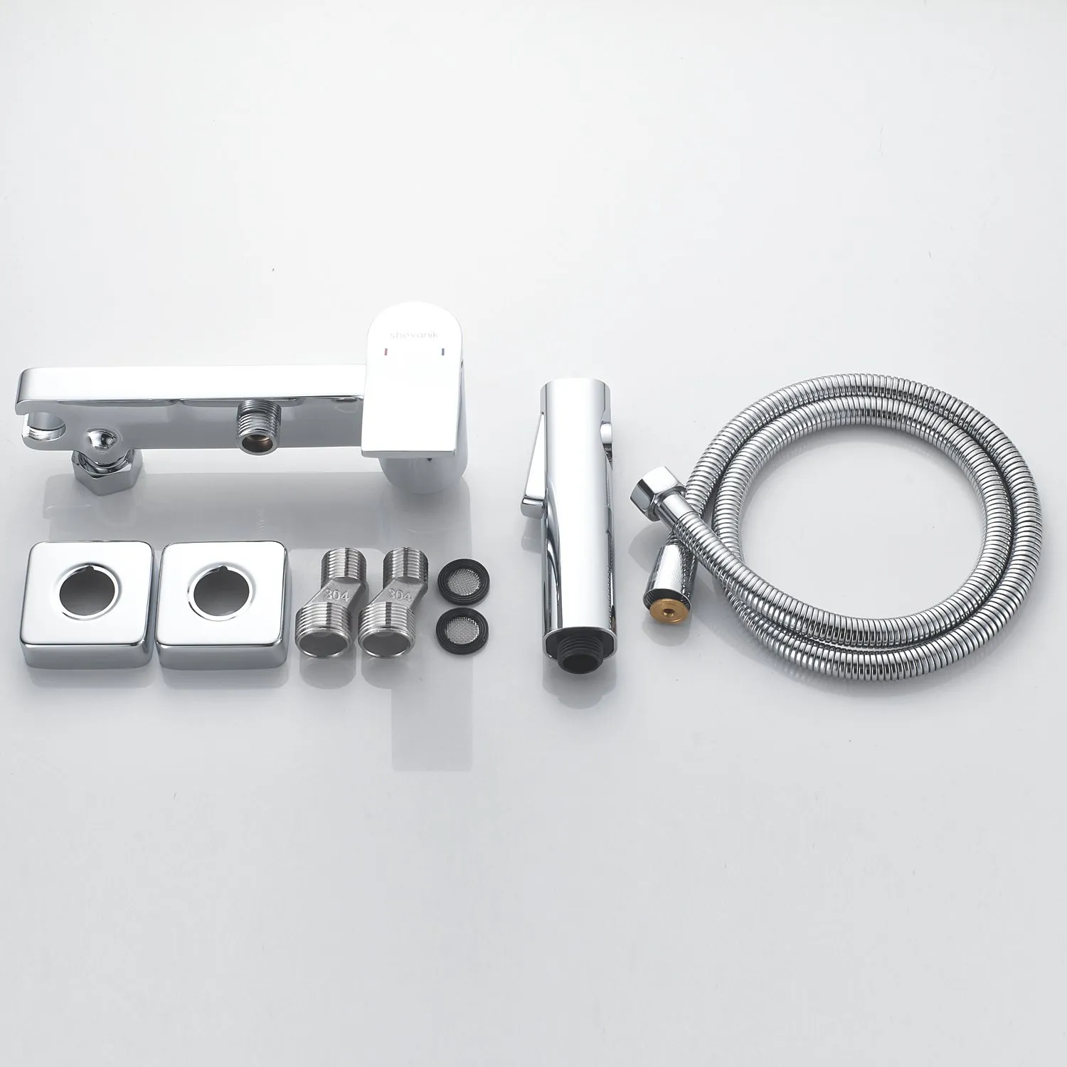 Гигиенический душ со смесителем Shevanik S4105-1, хром