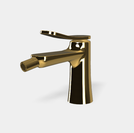 Смеситель для биде Fima Carlo Frattini Flo', золото (F3802OR)